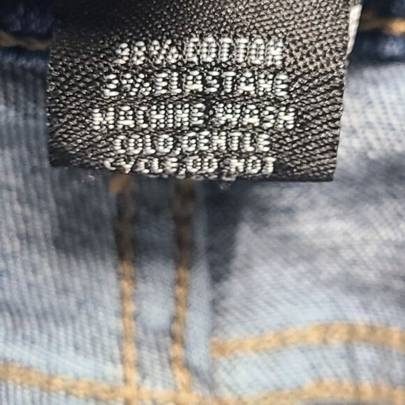 Permanent Womens Jeans 6 Blue Slim Bootcut Denim Pants Western Festival - Picture 6 of 9